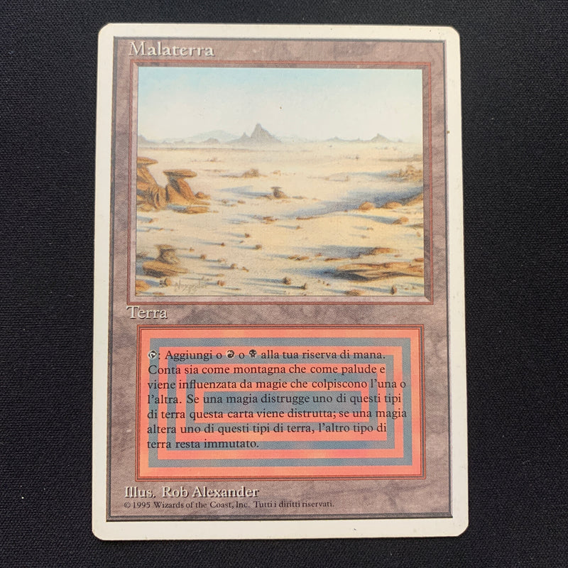 Badlands - Foreign White Bordered - Italian