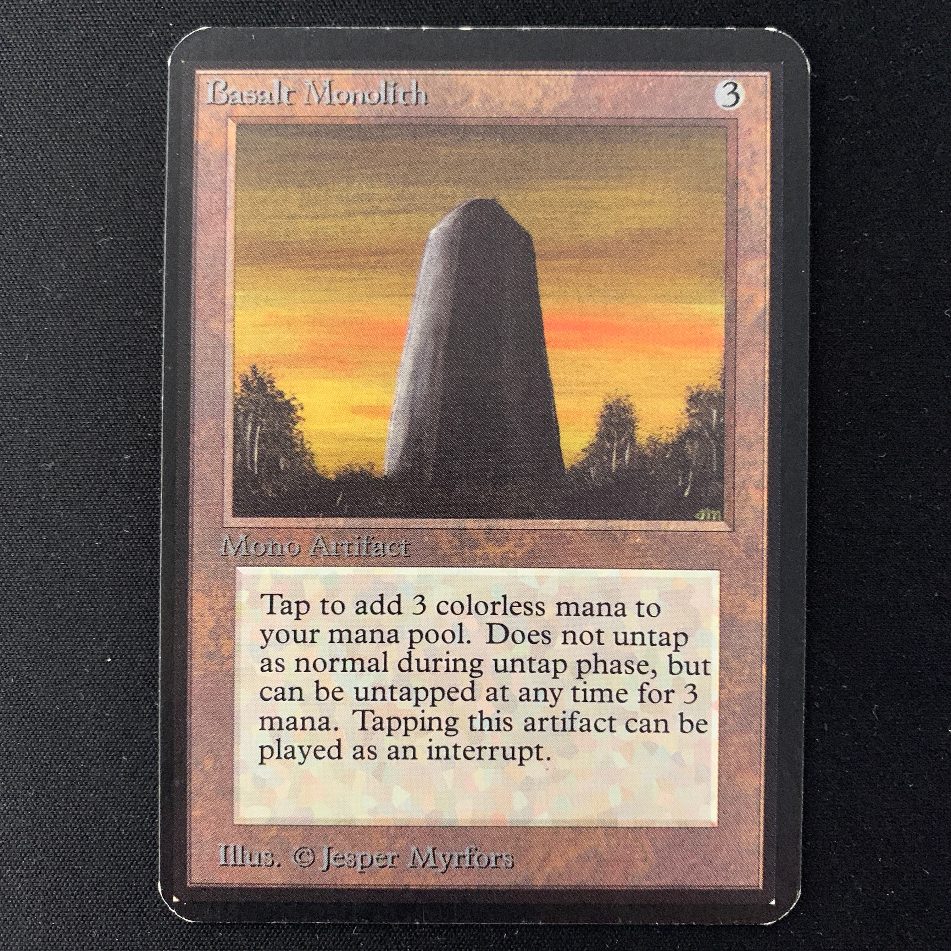 MTG Singles - Basalt Monolith - Alpha - 