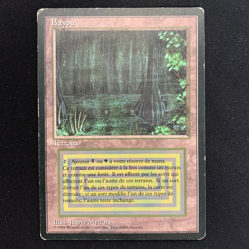 Magic the Gathering Bayou - Foreign Black Bordered - French 