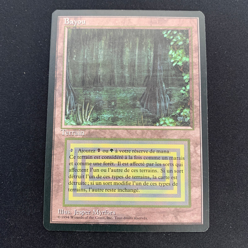 Magic the Gathering Bayou - Foreign Black Bordered - French 