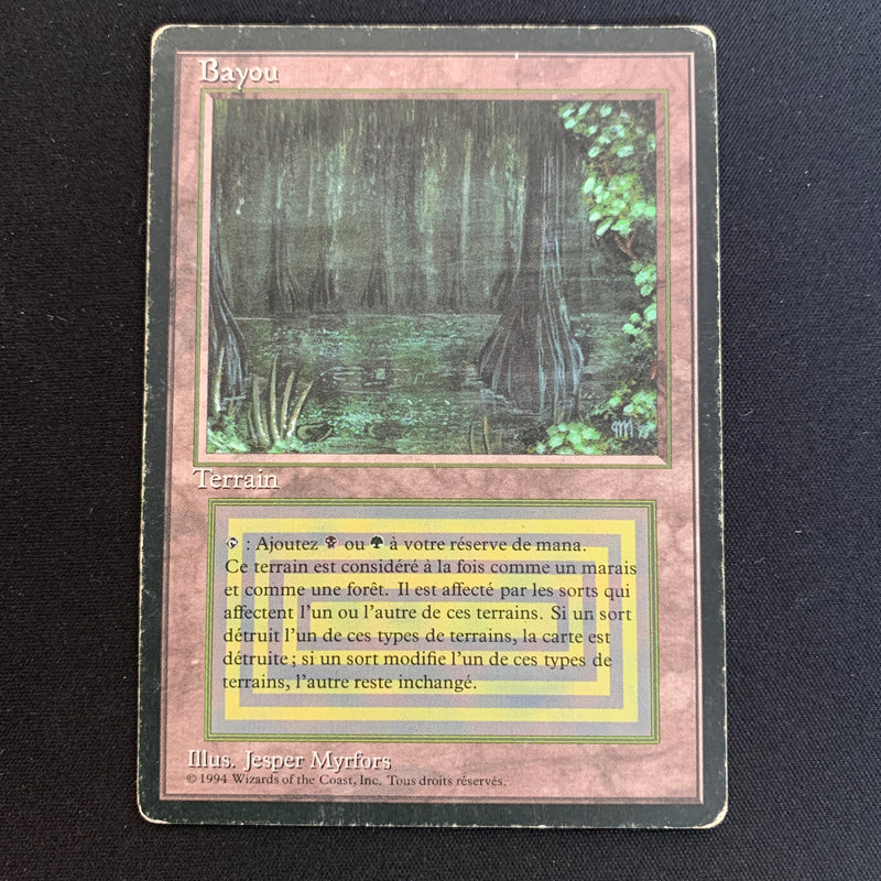 Magic the Gathering Bayou - Foreign Black Bordered - French 