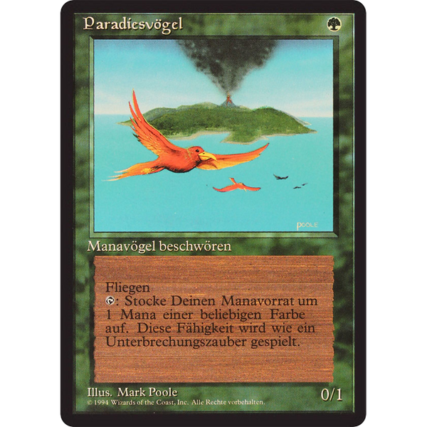 Birds of Paradise - Foreign Black Bordered - German