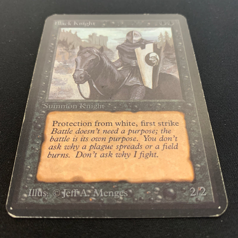 Magic the Gathering Black Knight - Alpha 