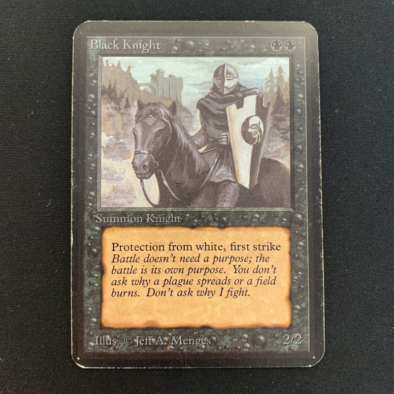 Magic the Gathering Black Knight - Alpha 