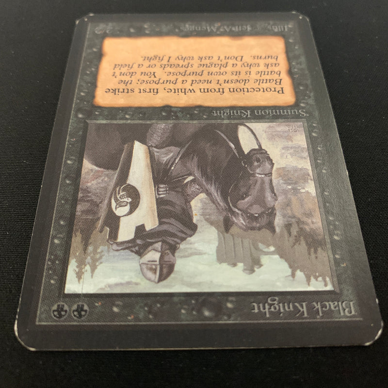 Magic the Gathering Black Knight - Alpha 