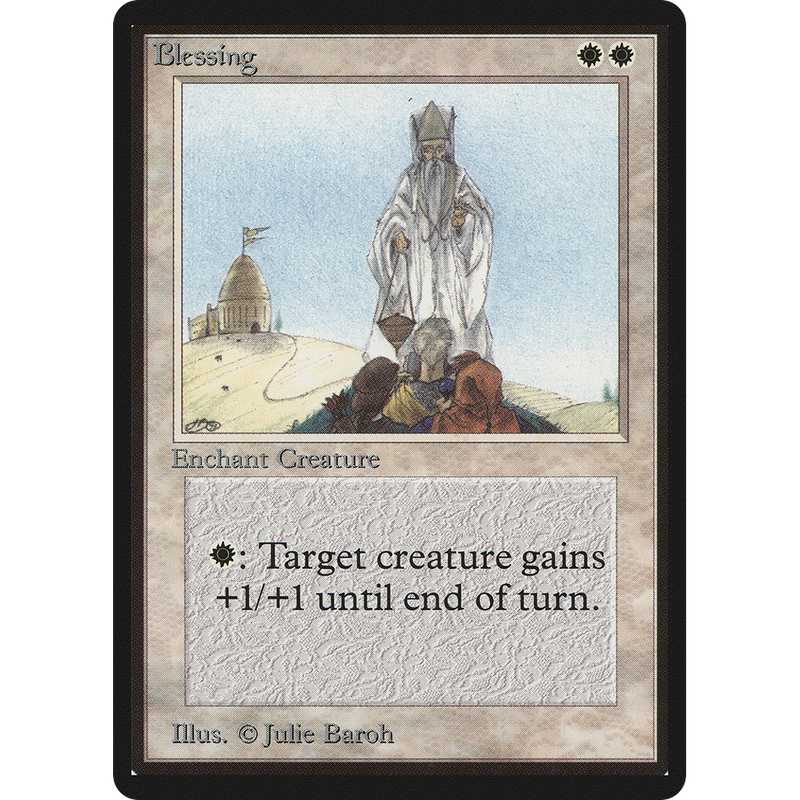 Magic the Gathering Blessing - Beta NM