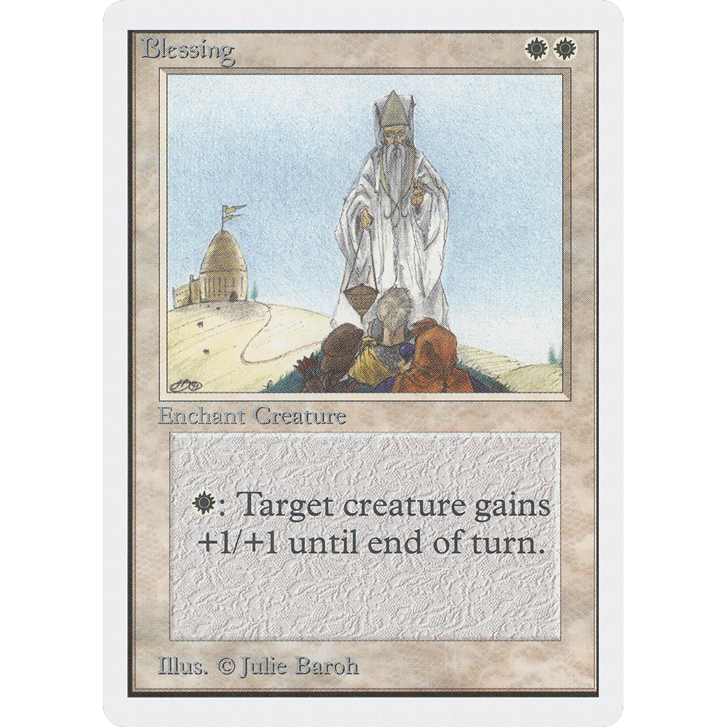 MTG Singles - Blessing - Unlimited - NM