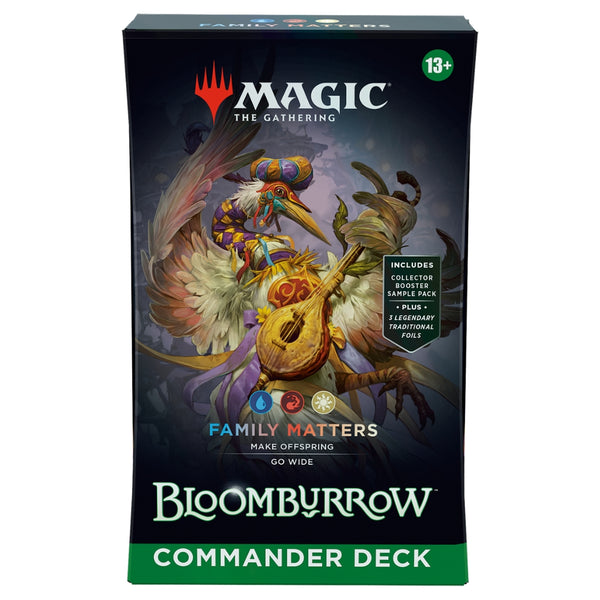 Magic the Gathering Bloomburrow Commander Deck Family Matters English