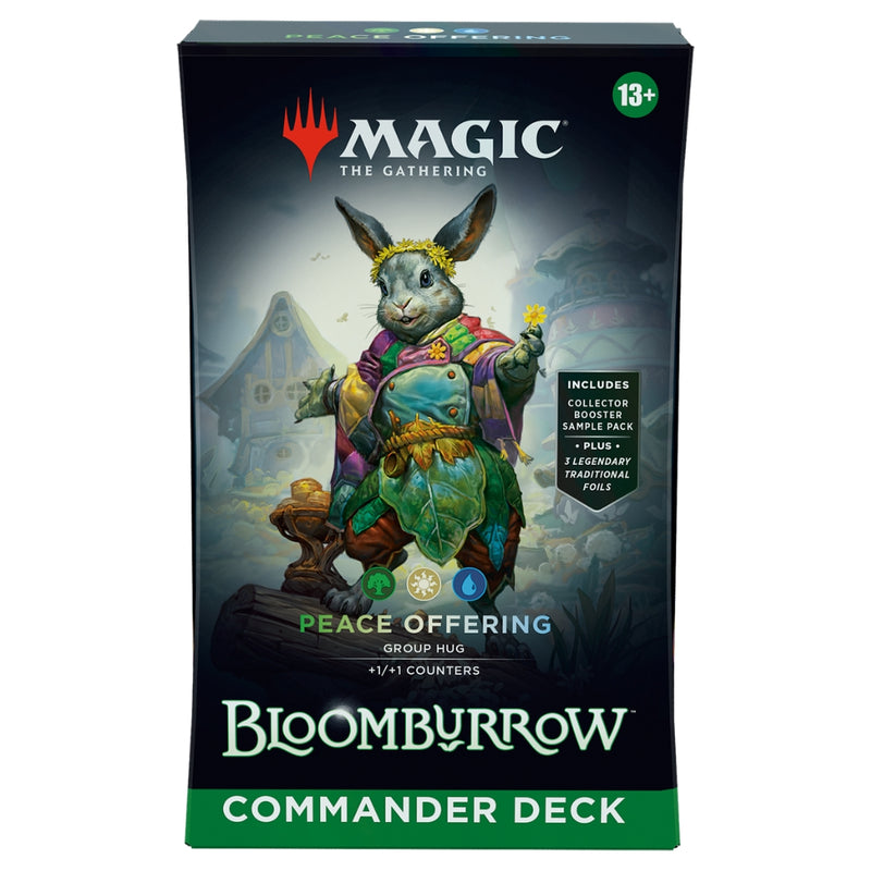 Magic the Gathering Bloomburrow Commander Deck Peace Offering English