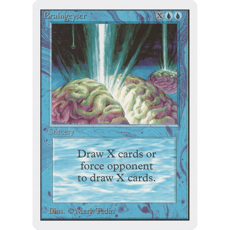 Magic the Gathering Braingeyser - Unlimited NM