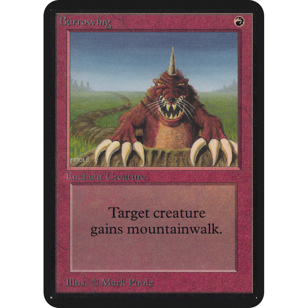 Burrowing - Alpha