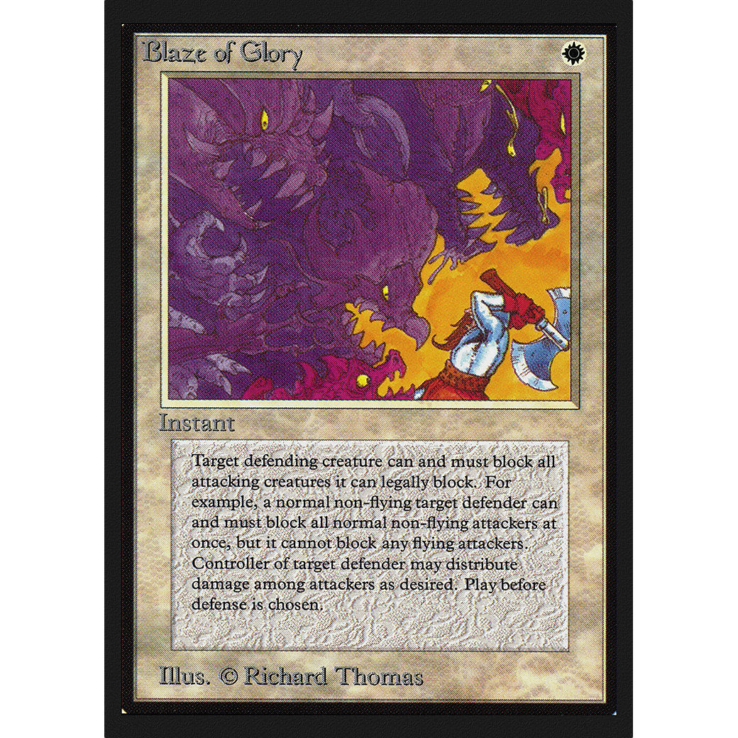 MTG Blaze of Glory 30th anniversary 旧枠 In-Stock – 【公式通販】