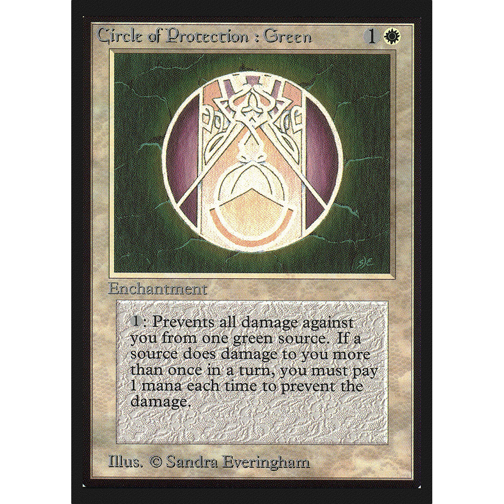 MTG Singles - Circle of Protection: Green - Collectors' Edition - Regular