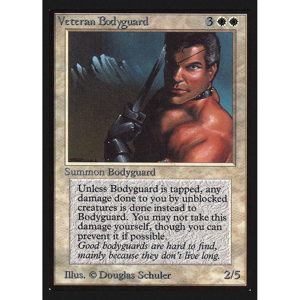 MTG Singles - Veteran Bodyguard - Collectors' Edition - Regular