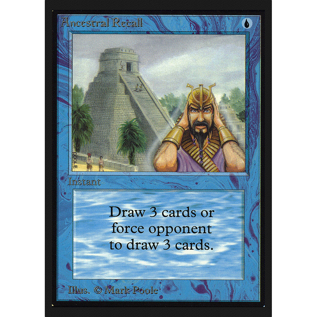 MTG Singles - Ancestral Recall - Collectors' Edition - 
