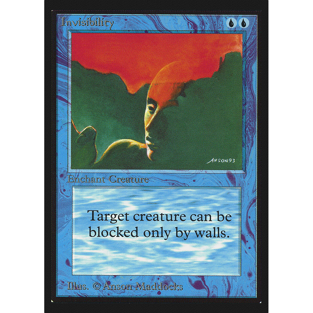 MTG Singles - Invisibility - Collectors' Edition - Regular