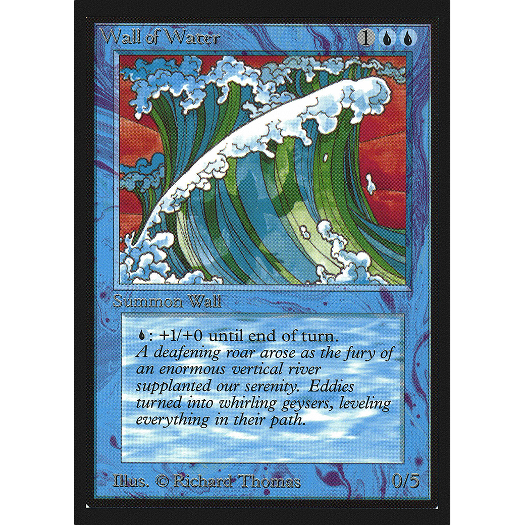 MTG Singles - Wall of Water - Collectors' Edition - Regular