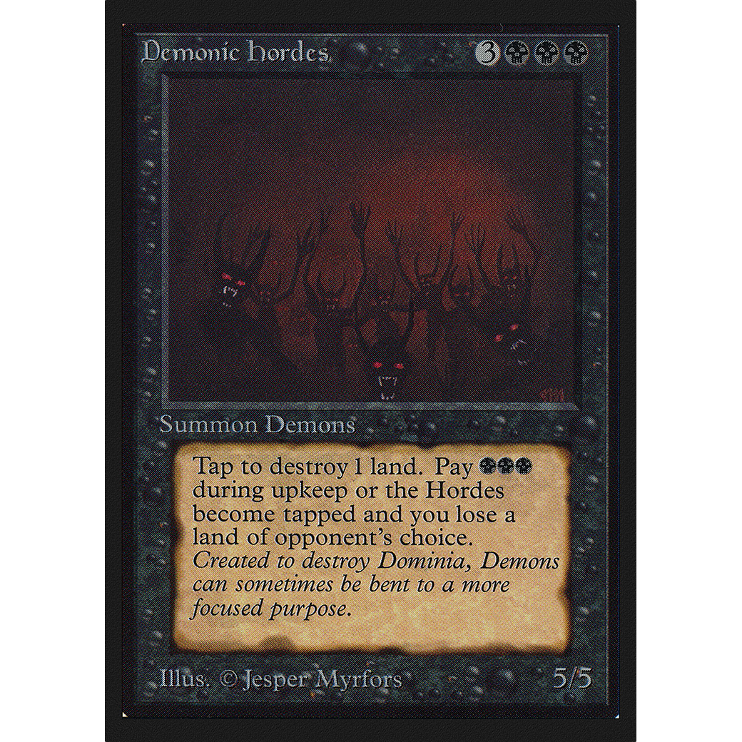 MTG Singles - Demonic Hordes - Collectors' Edition - Regular