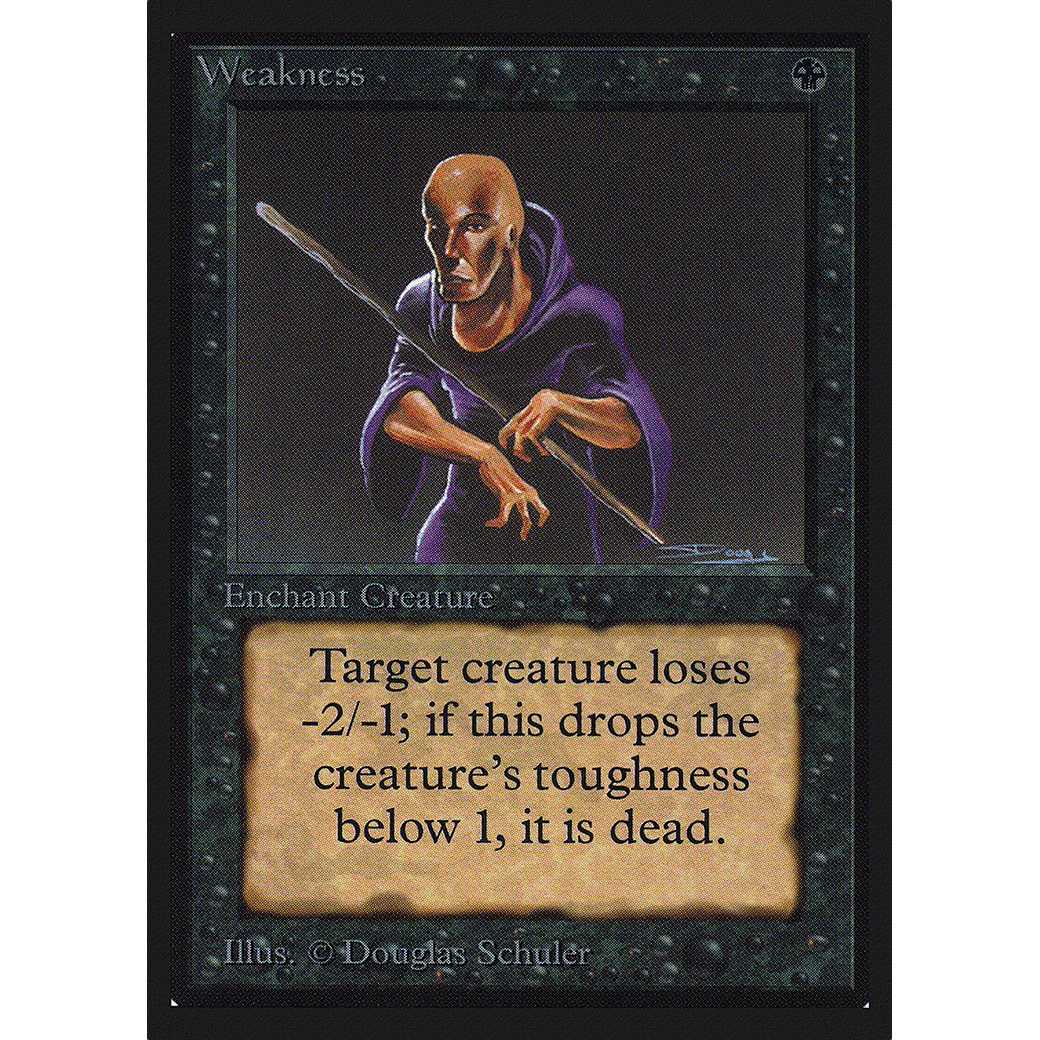 MTG Singles - Weakness - Collectors' Edition - Regular