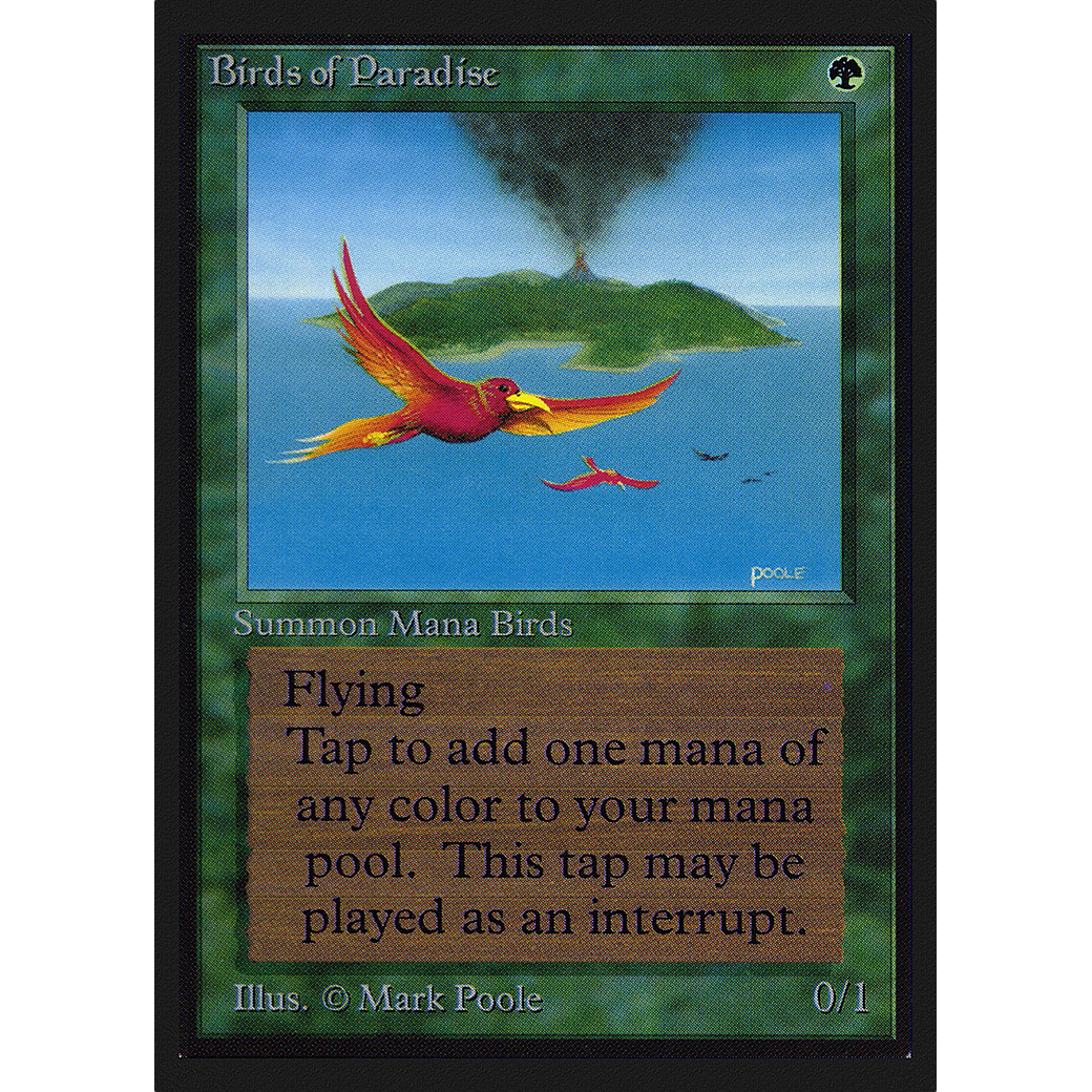 MTG Singles - Birds of Paradise - Collectors' Edition - Regular