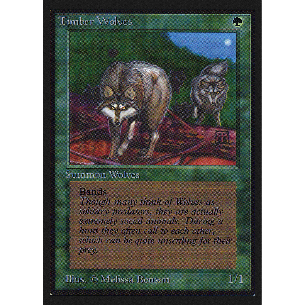 MTG Singles - Timber Wolves - Collectors' Edition - Regular