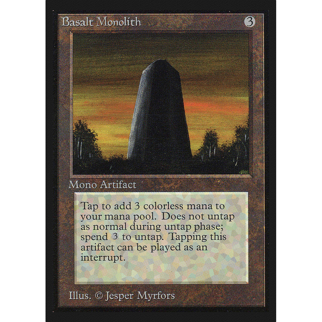 MTG Singles - Basalt Monolith - Collectors' Edition - Regular