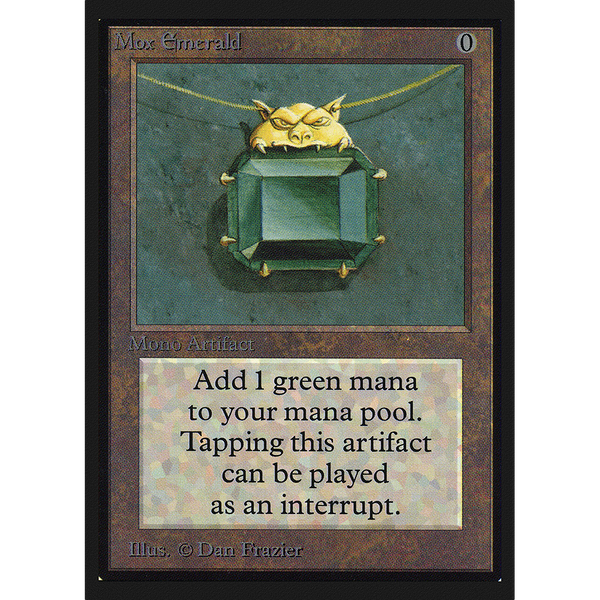 Mox Emerald β版 LEB Power9 MTG Mox Emerald · Limited Edition Beta (LEB) #262 · Scryfall Magic