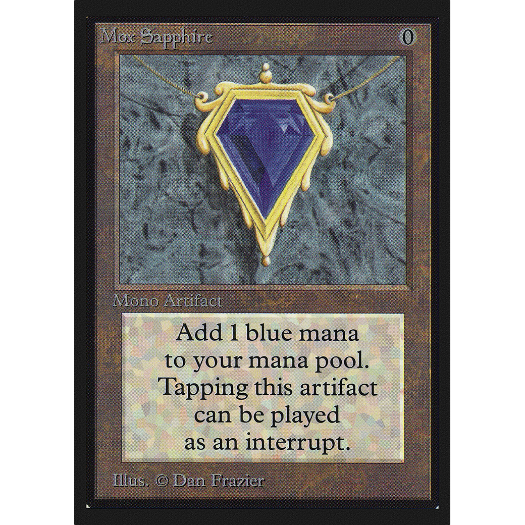 MTG Singles - Mox Sapphire - Collectors' Edition - 