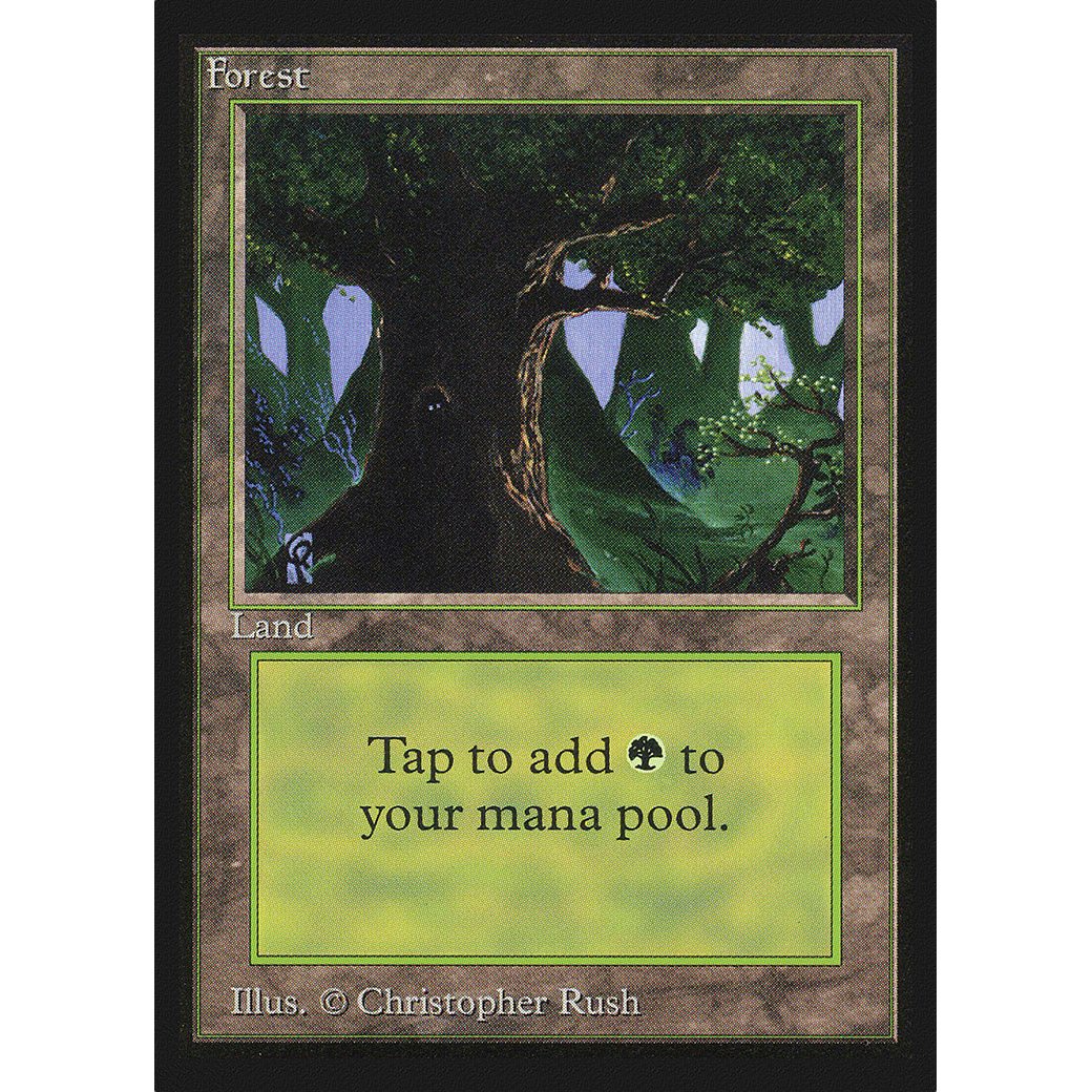 MTG Singles - Forest (V.3) - Collectors' Edition - Regular