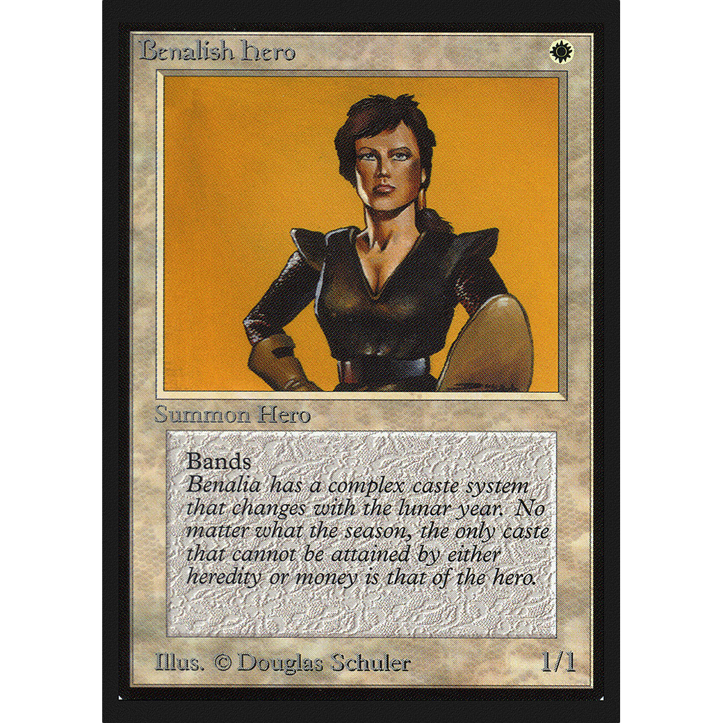 MTG Singles - Benalish Hero - International Edition - Regular