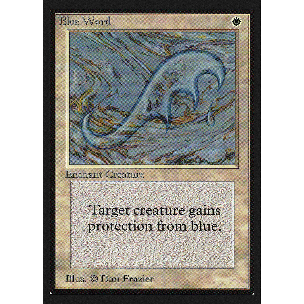 MTG Singles - Blue Ward - International Edition - Regular