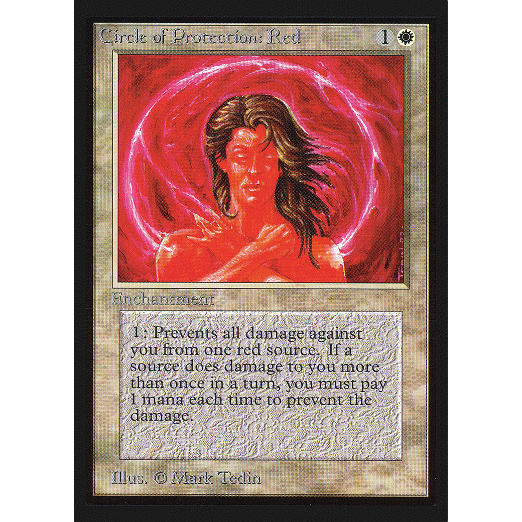 MTG Singles - Circle of Protection: Red - International Edition - Regular