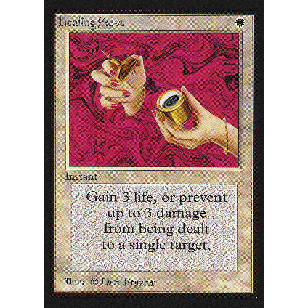 MTG Singles - Healing Salve - International Edition - Regular