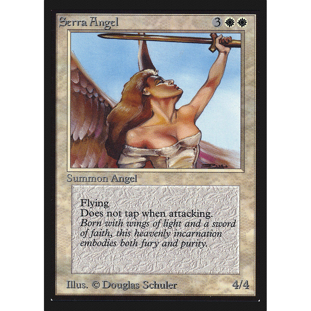 MTG Singles - Serra Angel - International Edition - Regular