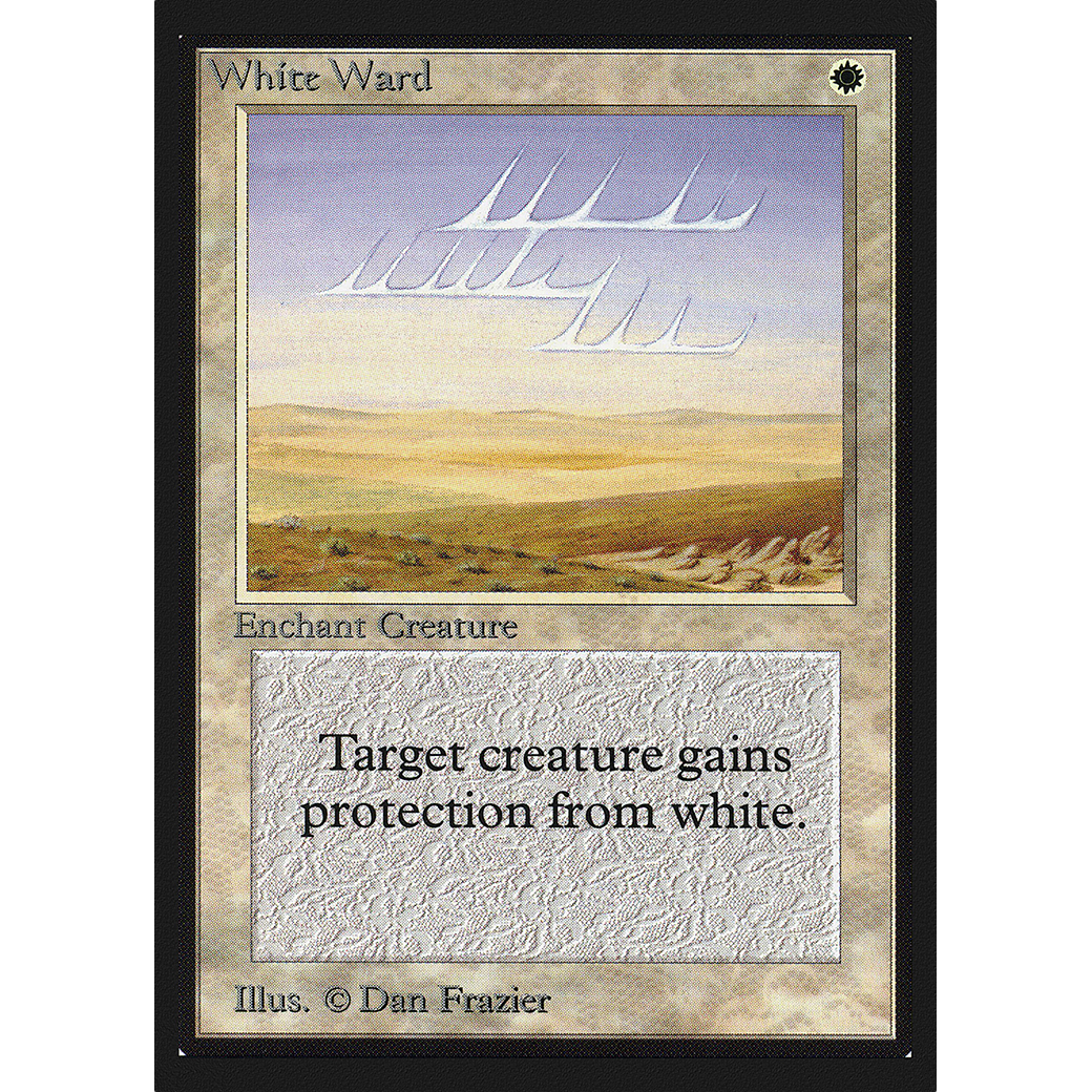 MTG Singles - White Ward - International Edition - Regular