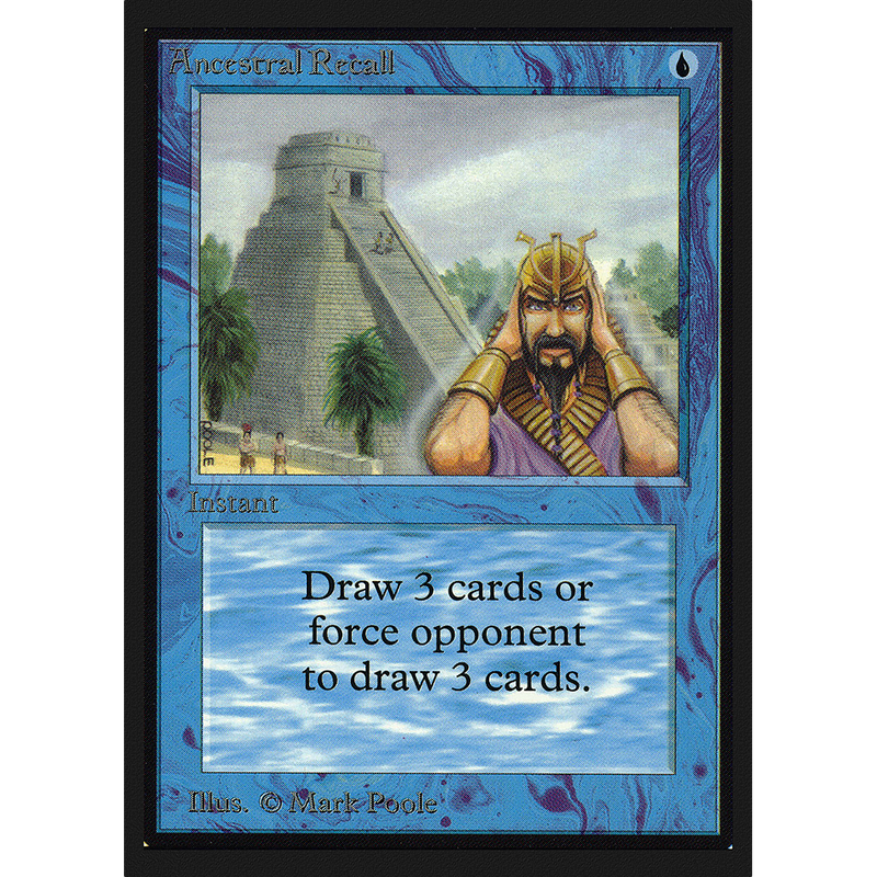 MTG Singles - Ancestral Recall - International Edition - 