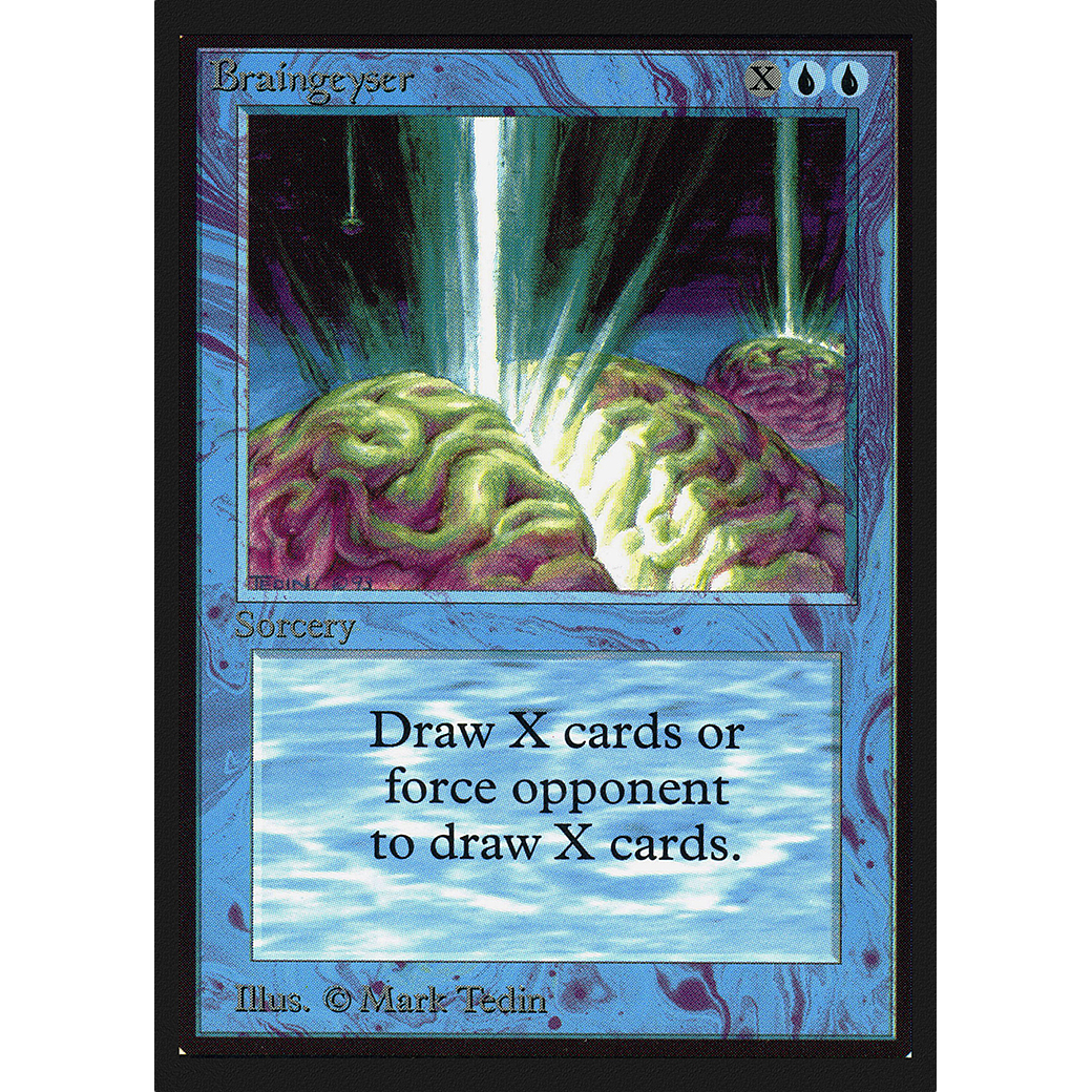 MTG Singles - Braingeyser - International Edition - Regular