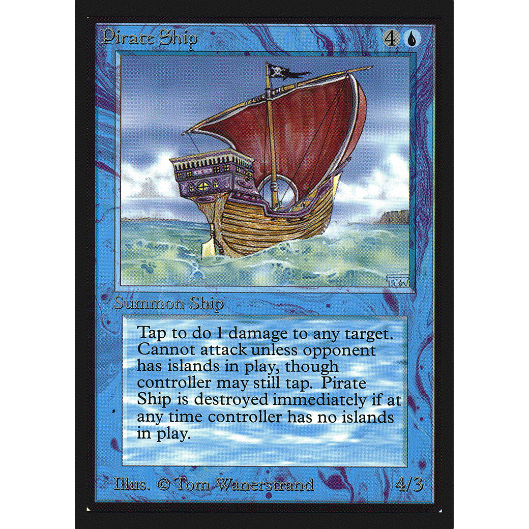 MTG Singles - Pirate Ship - International Edition - Regular