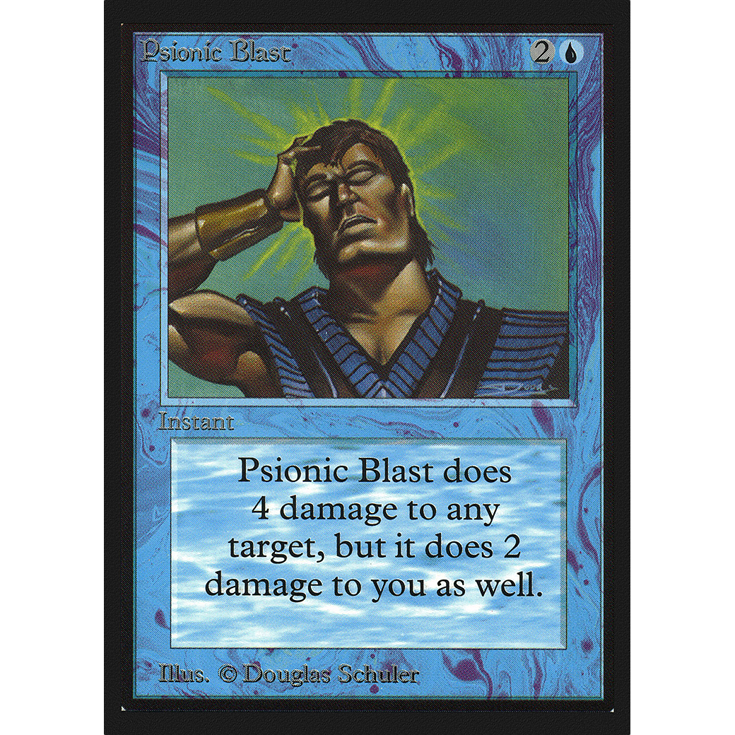 MTG Singles - Psionic Blast - International Edition - Regular