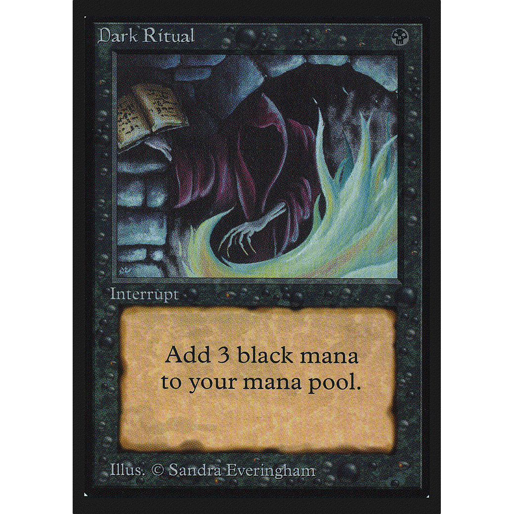 MTG Singles - Dark Ritual - International Edition - Regular