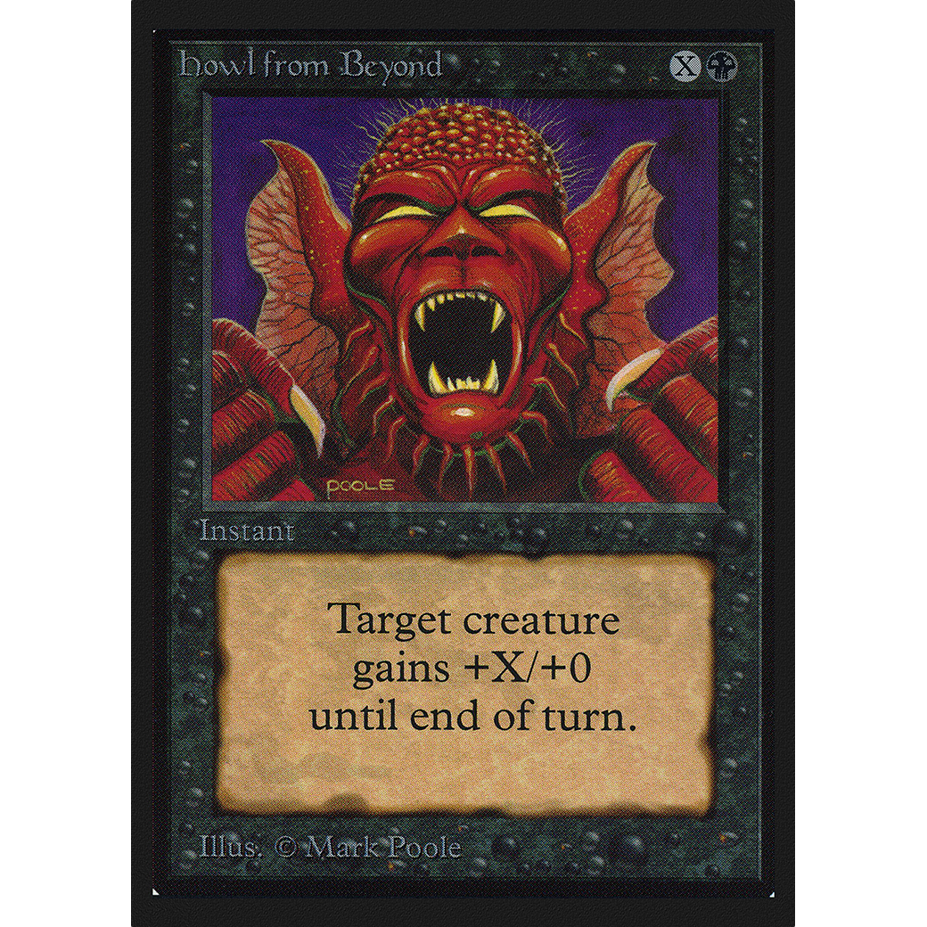 MTG Singles - Howl from Beyond - International Edition - Regular