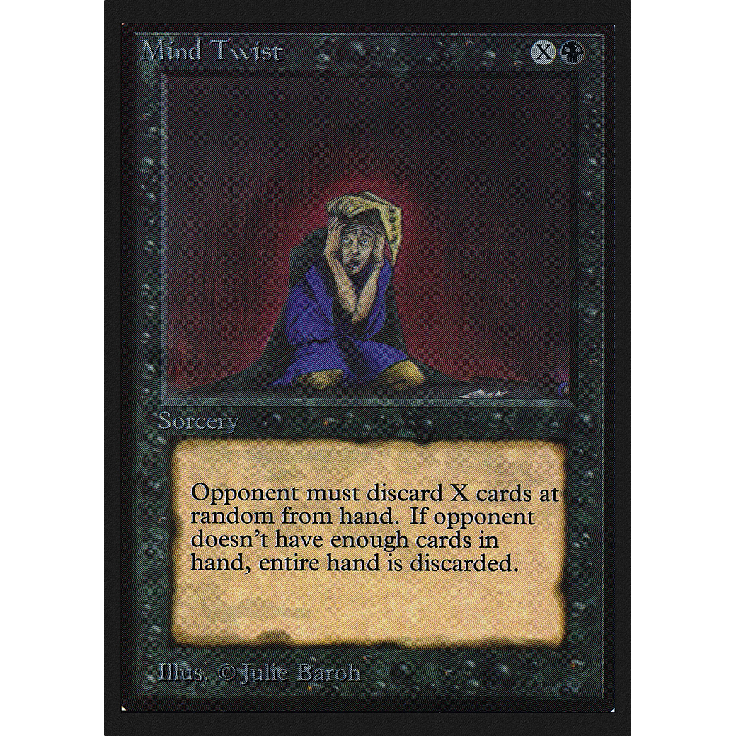 MTG Singles - Mind Twist - International Edition - Regular