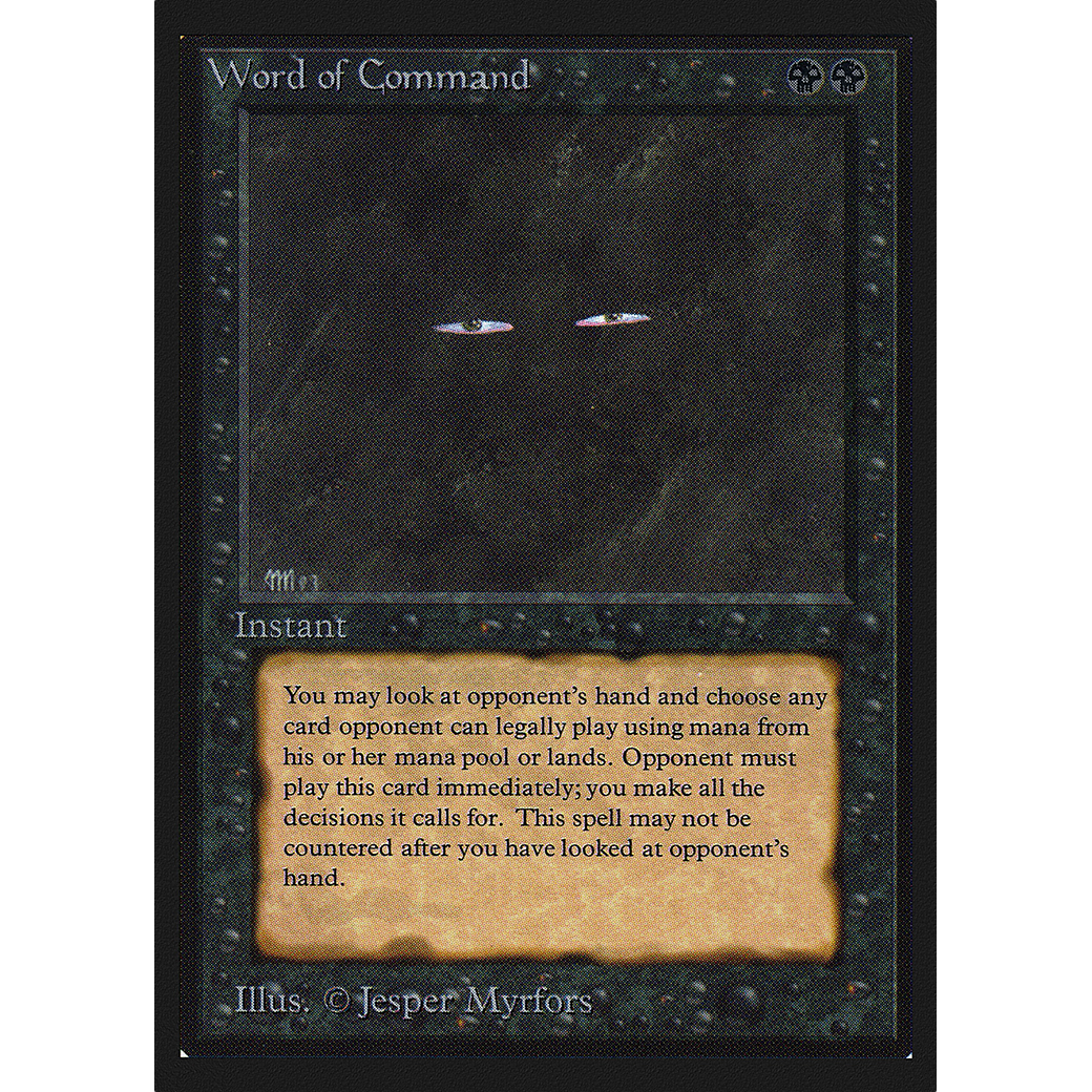 MTG Singles - Word of Command - International Edition - Regular
