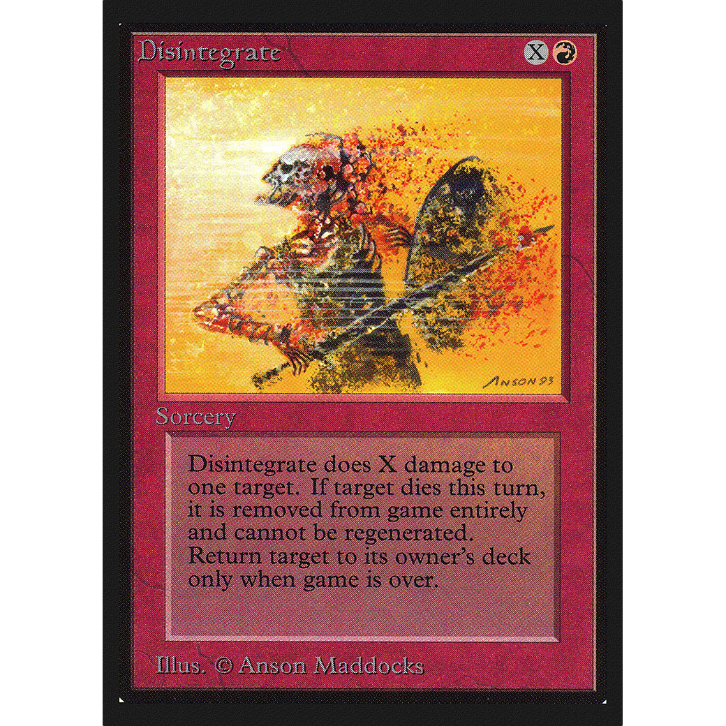MTG Singles - Disintegrate - International Edition - Regular