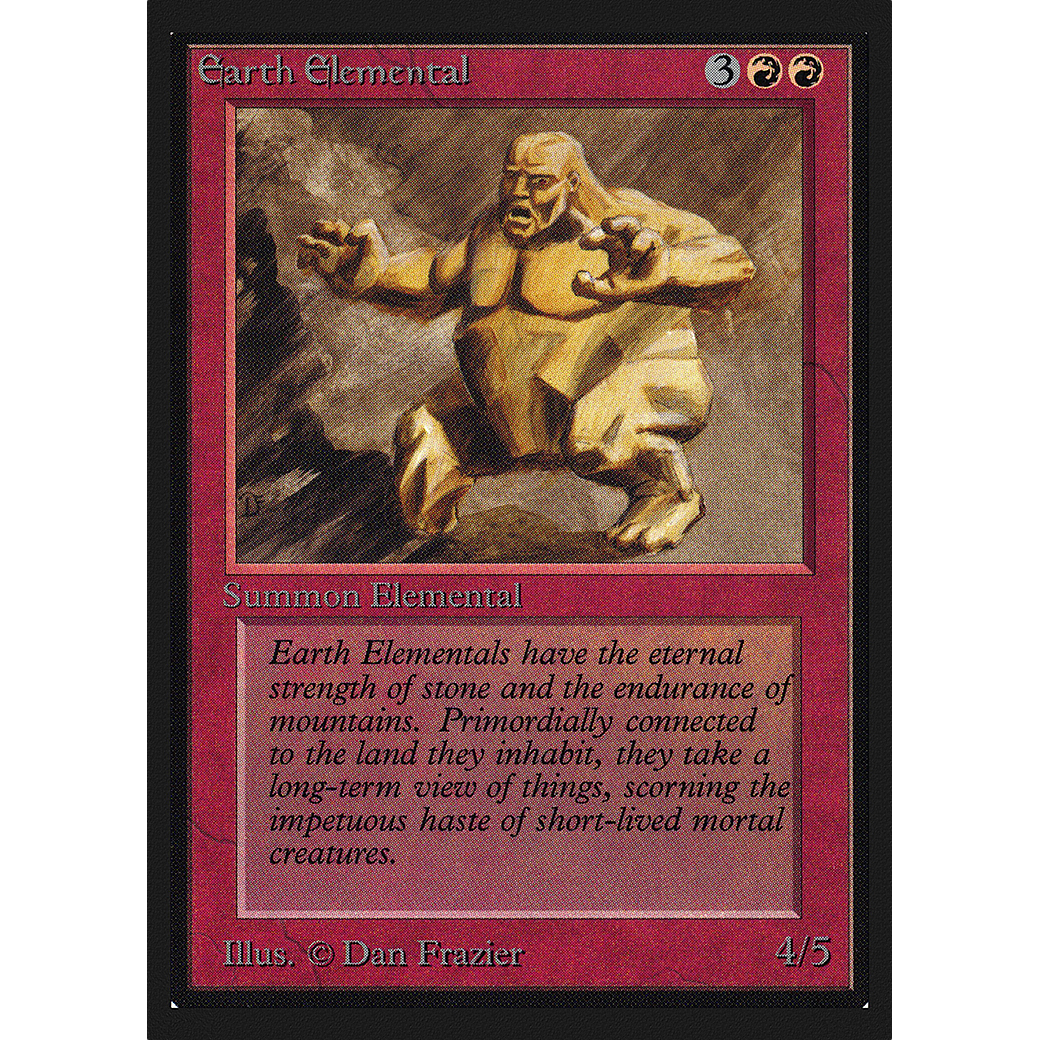 MTG Singles - Earth Elemental - International Edition - Regular