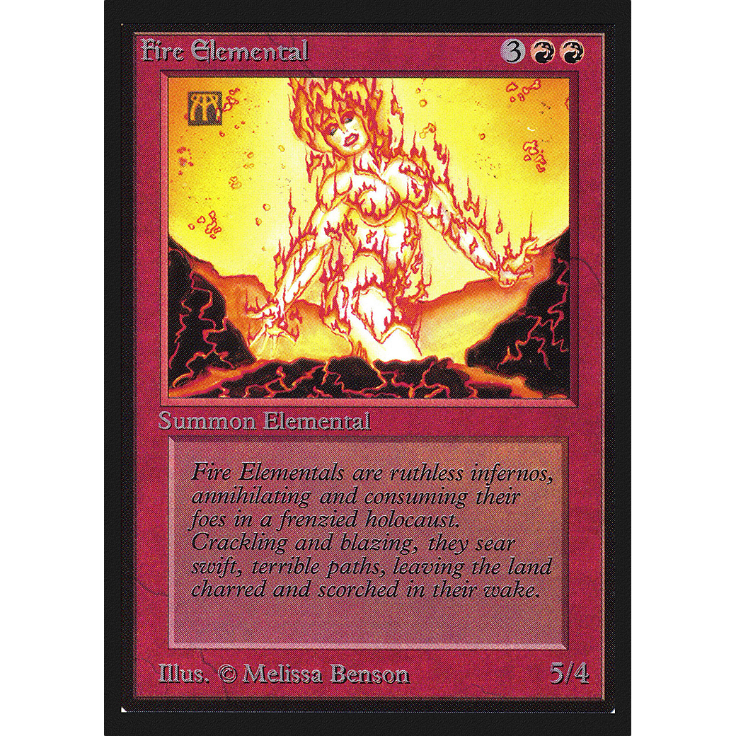 MTG Singles - Fire Elemental - International Edition - Regular