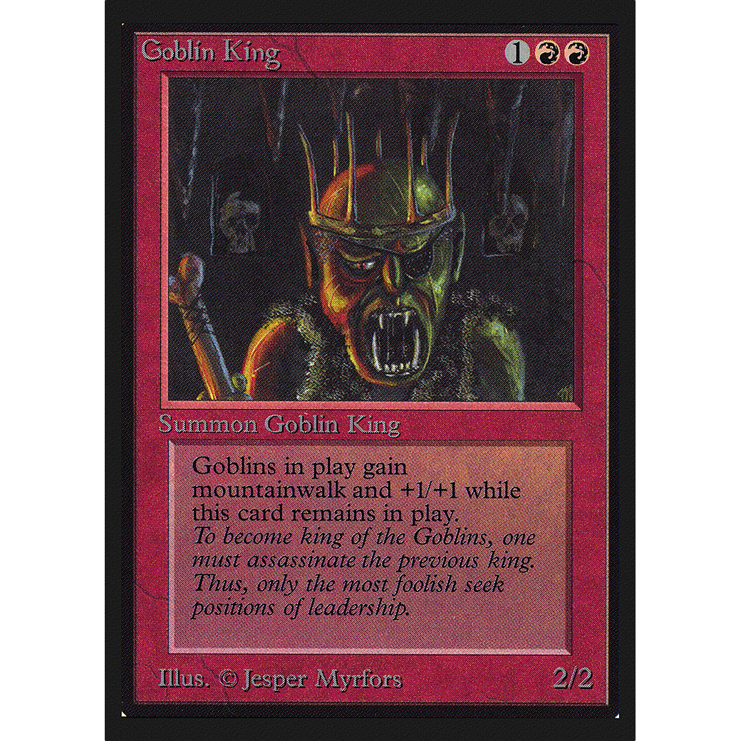 MTG Singles - Goblin King - International Edition - Regular