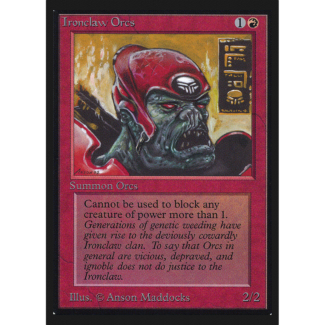 MTG Singles - Ironclaw Orcs - International Edition - Regular