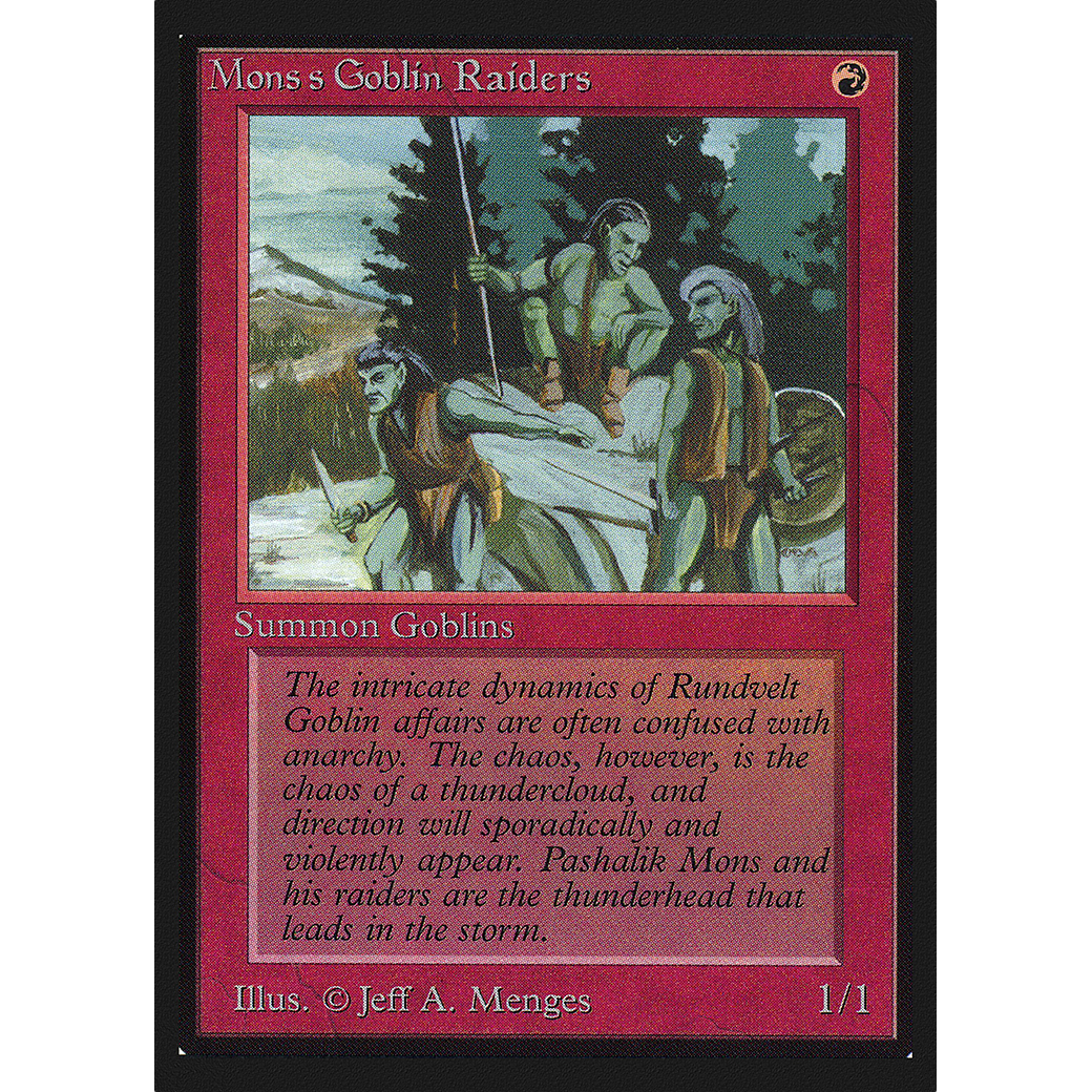 MTG Singles - Mons's Goblin Raiders - International Edition - Regular