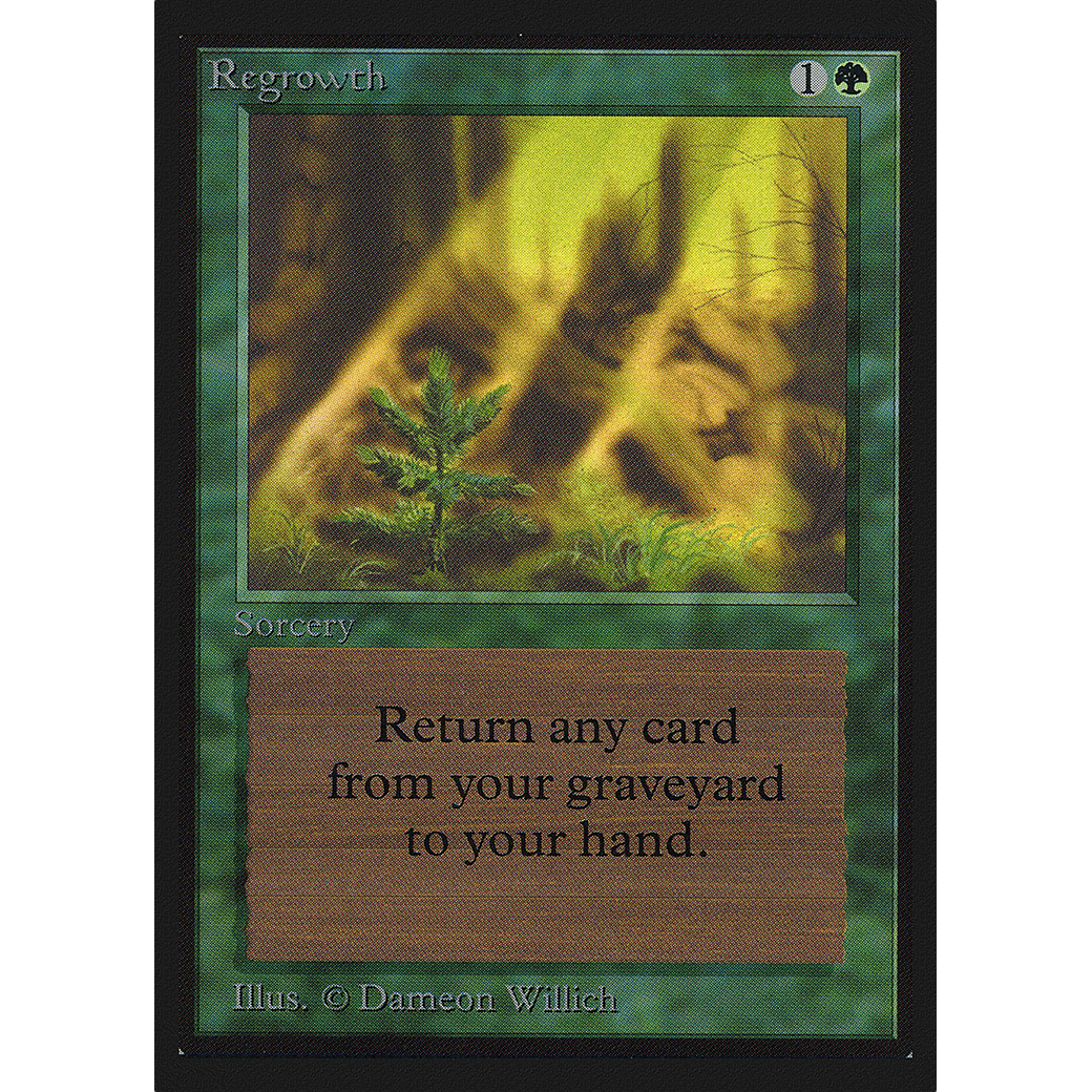 MTG Singles - Regrowth - International Edition - Regular